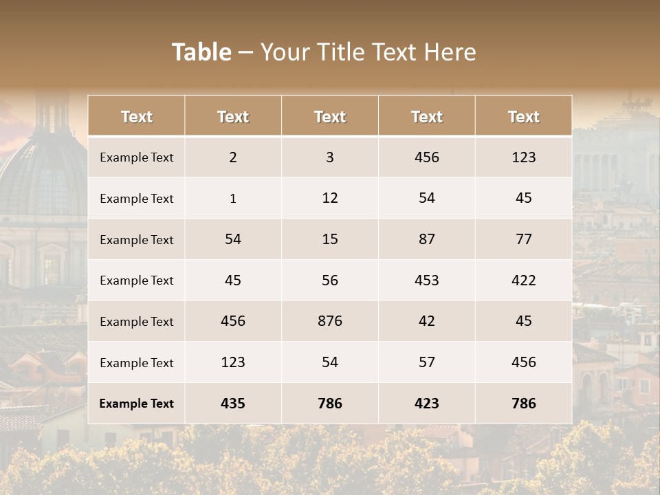 Colosseo Obelisk Dome PowerPoint Template