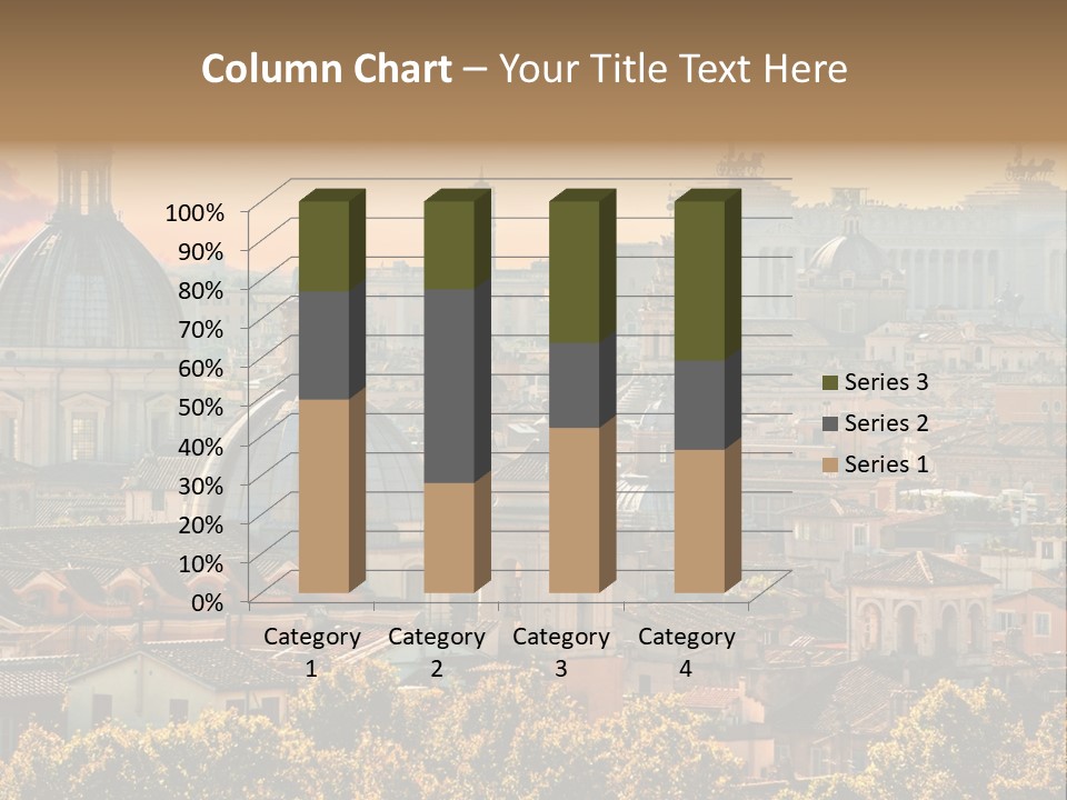 Colosseo Obelisk Dome PowerPoint Template