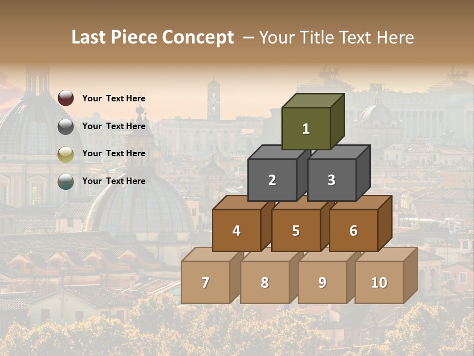 Colosseo Obelisk Dome PowerPoint Template