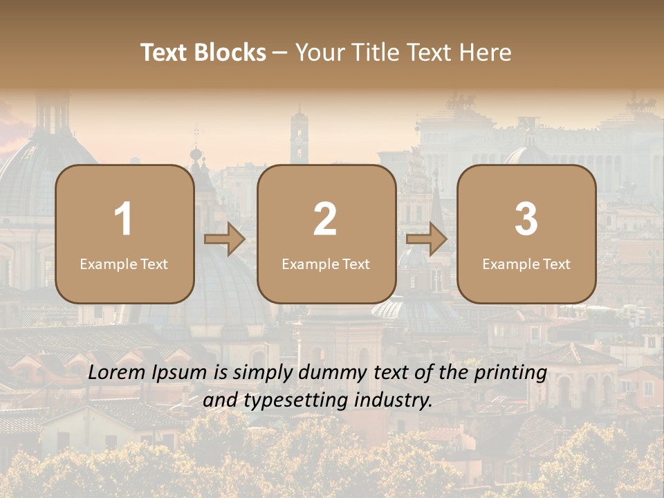 Colosseo Obelisk Dome PowerPoint Template