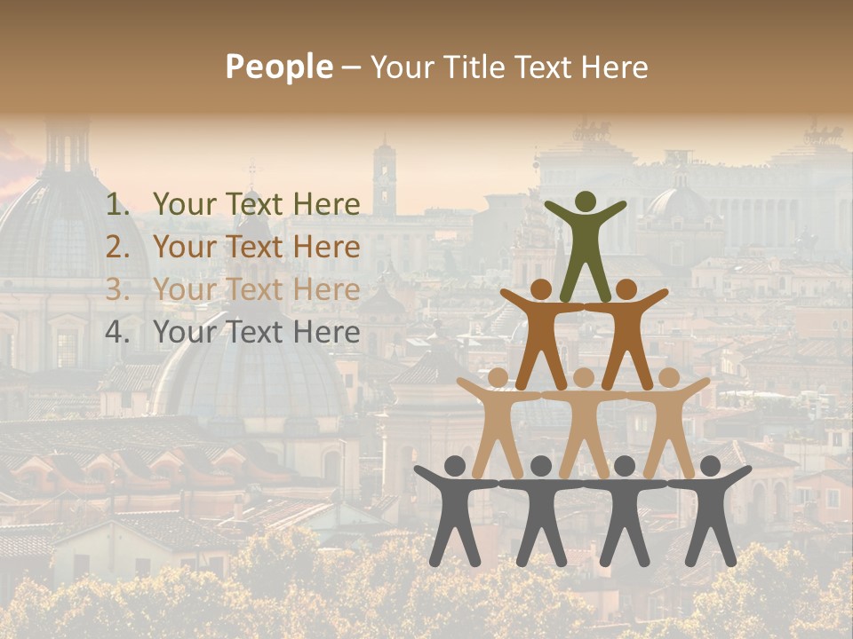 Colosseo Obelisk Dome PowerPoint Template