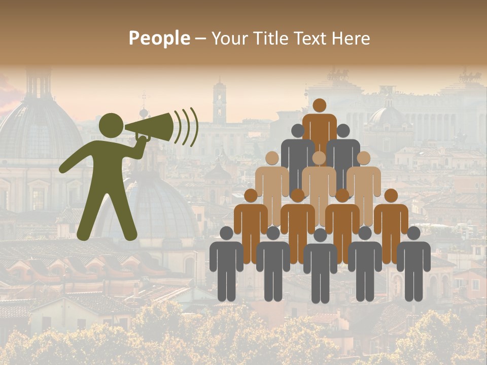 Colosseo Obelisk Dome PowerPoint Template