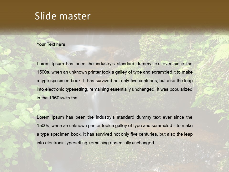 Motion Fresh Torrent PowerPoint Template