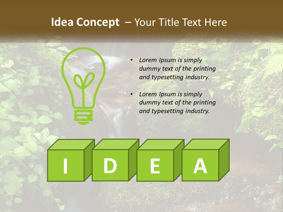 Motion Fresh Torrent PowerPoint Template