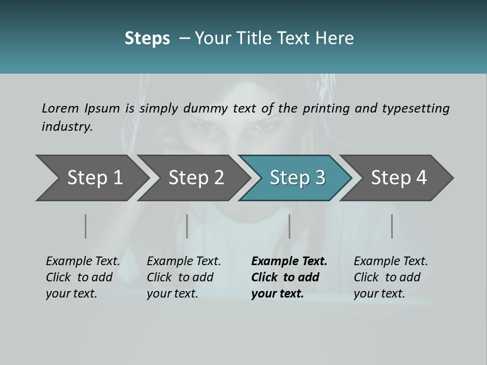 Sad Loneliness Looking PowerPoint Template