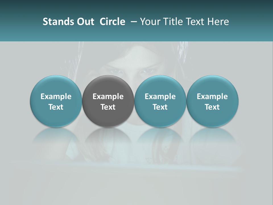 Sad Loneliness Looking PowerPoint Template