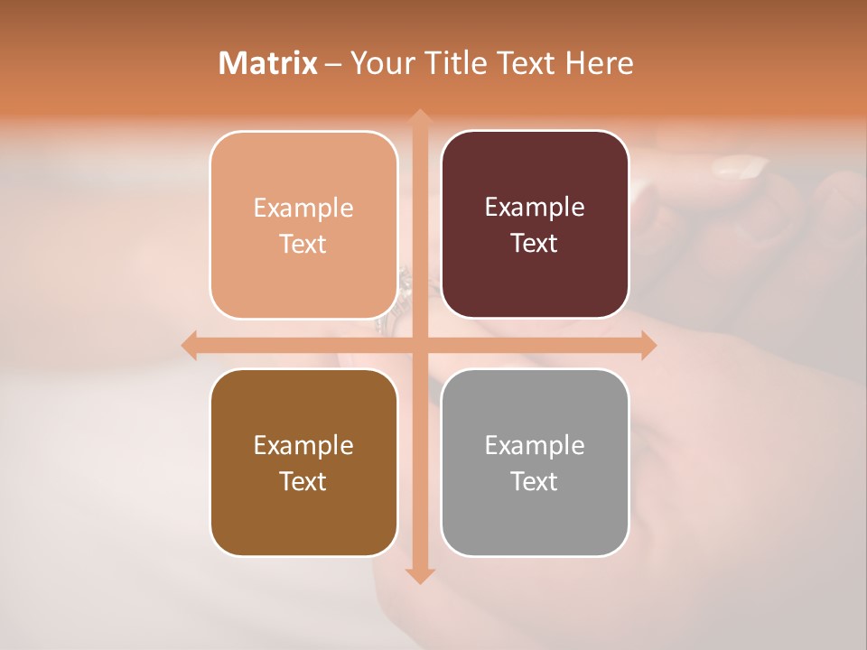 Woman Beginning Rings PowerPoint Template