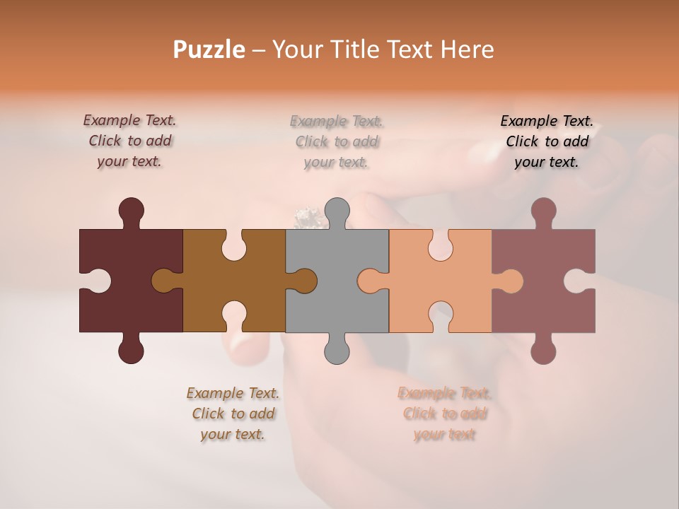 Woman Beginning Rings PowerPoint Template