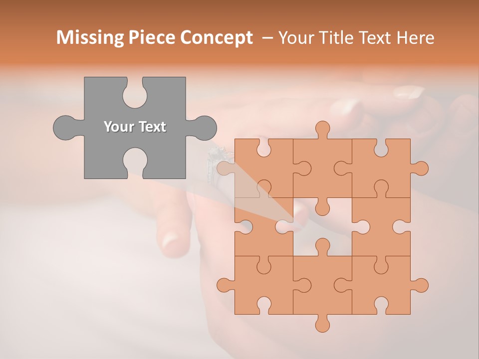 Woman Beginning Rings PowerPoint Template