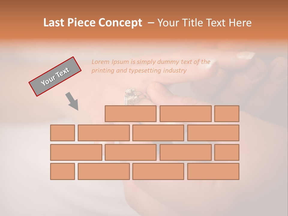 Woman Beginning Rings PowerPoint Template