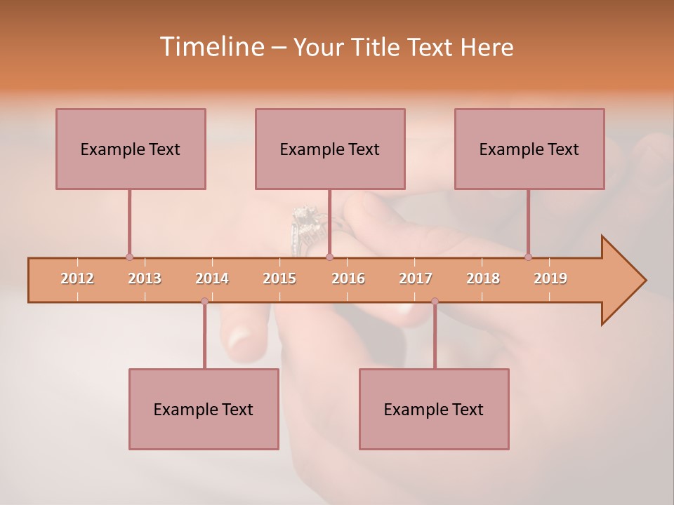 Woman Beginning Rings PowerPoint Template