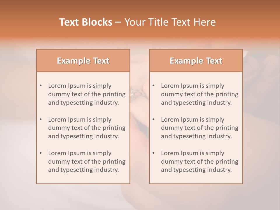 Woman Beginning Rings PowerPoint Template