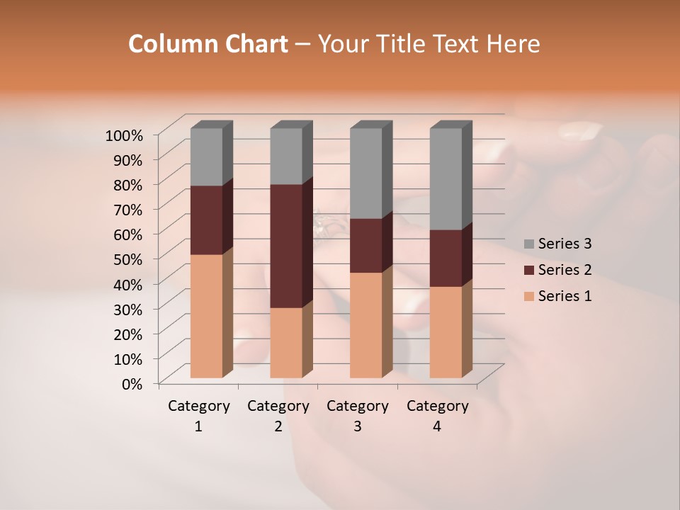 Woman Beginning Rings PowerPoint Template