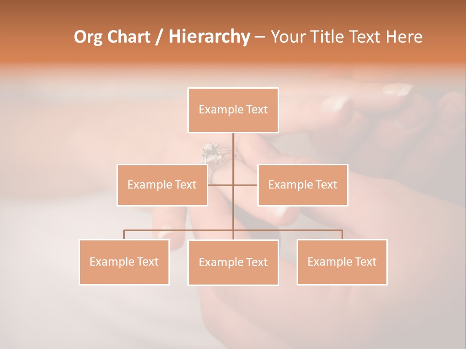 Woman Beginning Rings PowerPoint Template