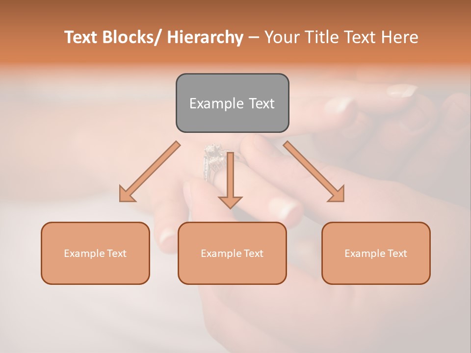 Woman Beginning Rings PowerPoint Template