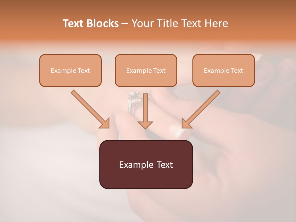 Woman Beginning Rings PowerPoint Template