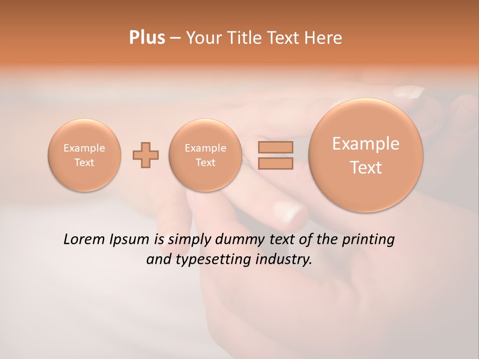 Woman Beginning Rings PowerPoint Template