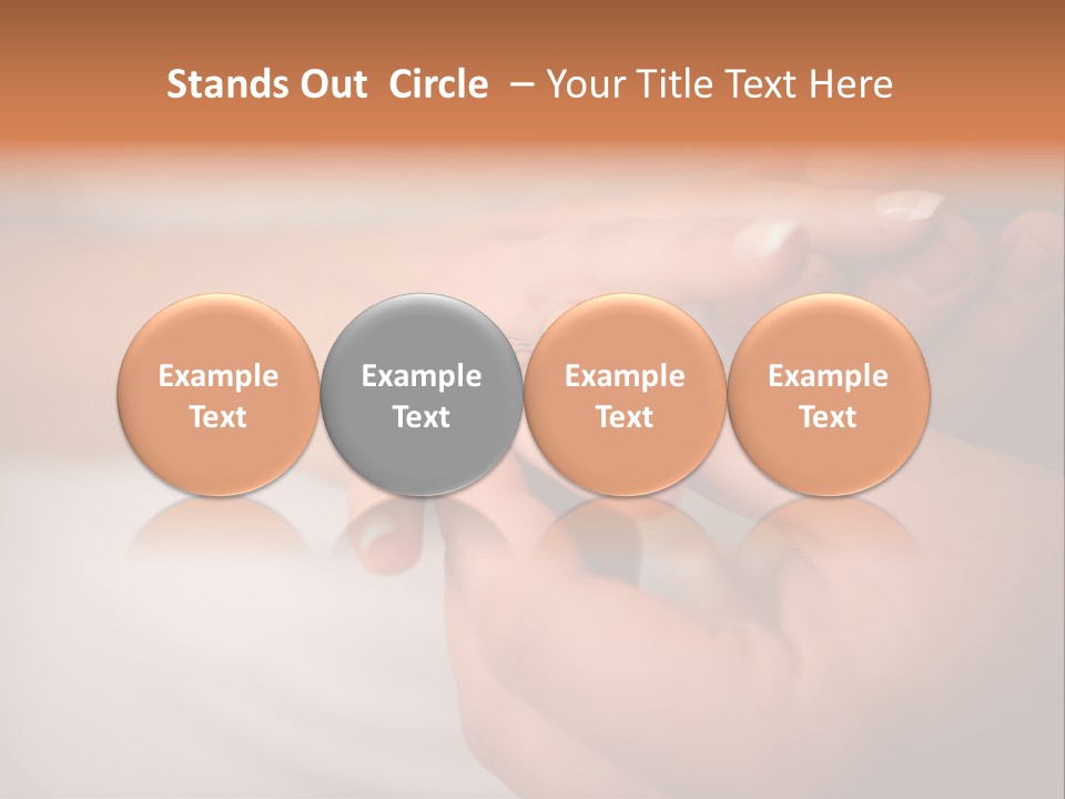Woman Beginning Rings PowerPoint Template