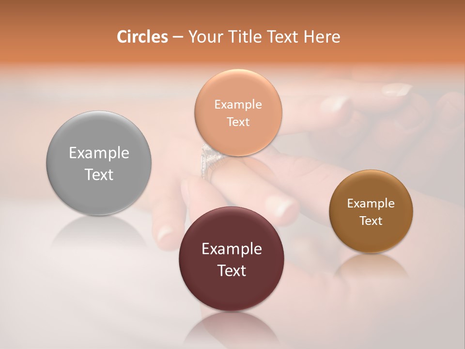 Woman Beginning Rings PowerPoint Template