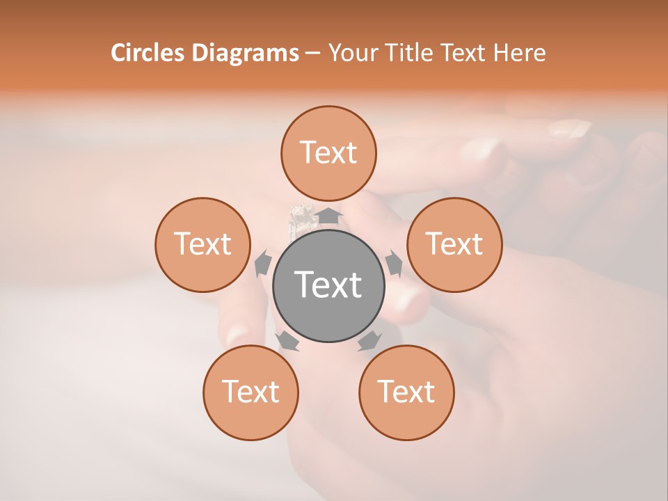Woman Beginning Rings PowerPoint Template