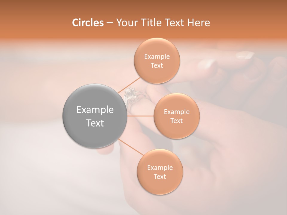 Woman Beginning Rings PowerPoint Template