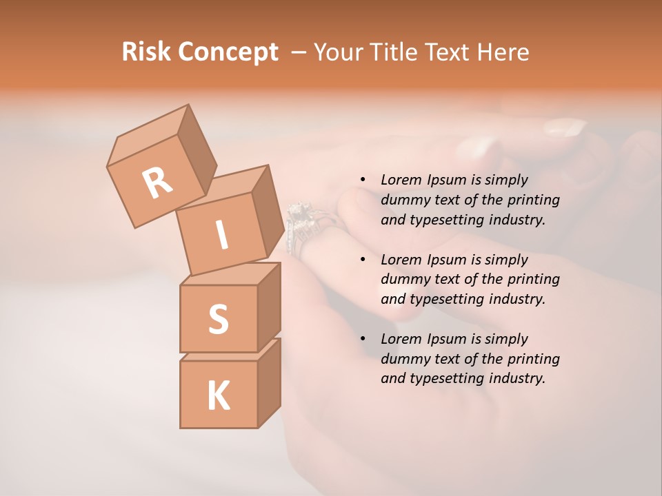 Woman Beginning Rings PowerPoint Template