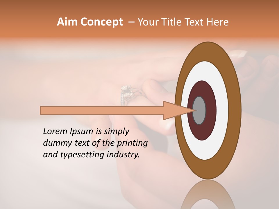 Woman Beginning Rings PowerPoint Template