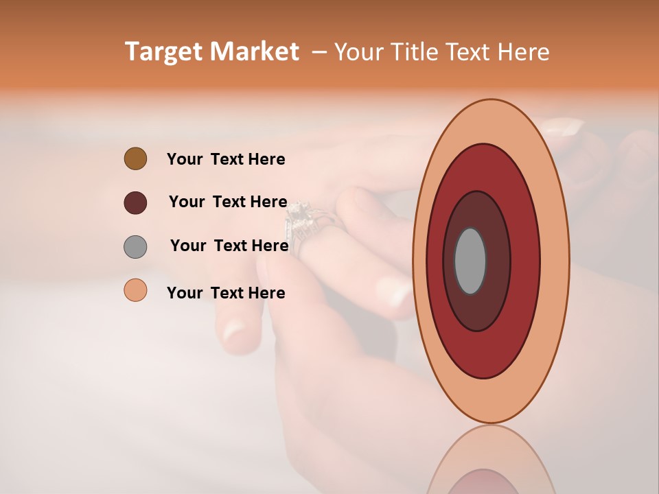 Woman Beginning Rings PowerPoint Template