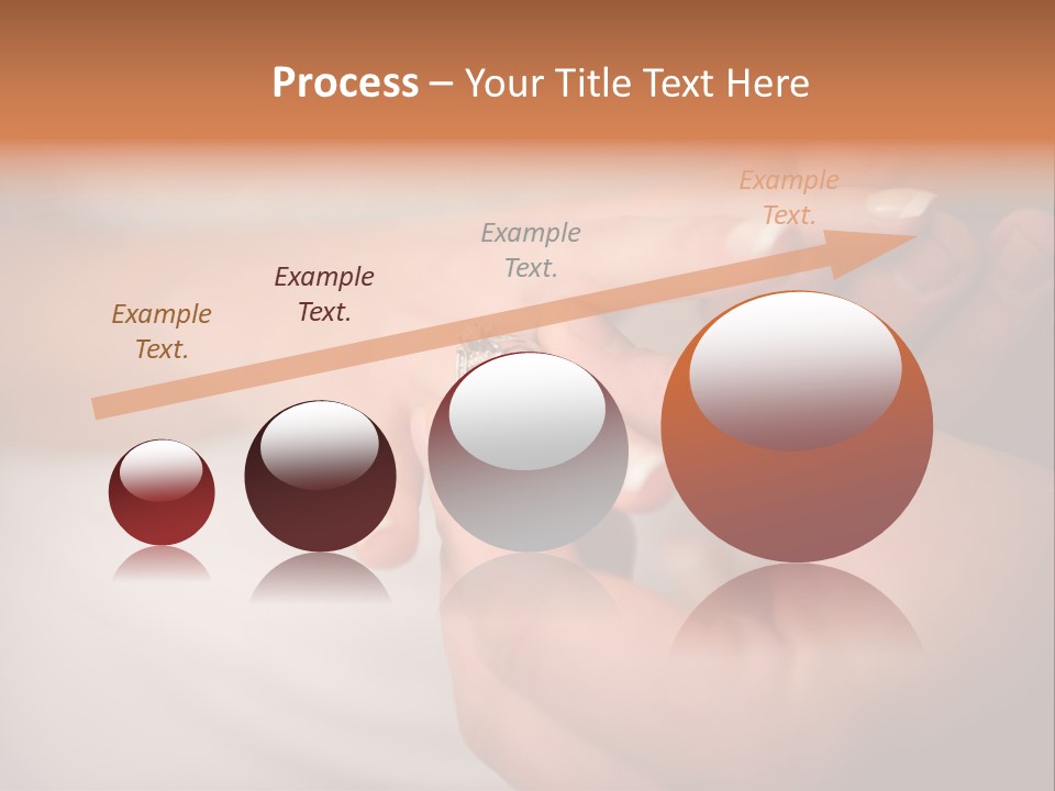 Woman Beginning Rings PowerPoint Template