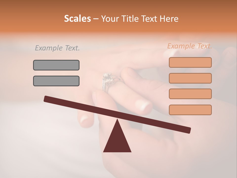Woman Beginning Rings PowerPoint Template