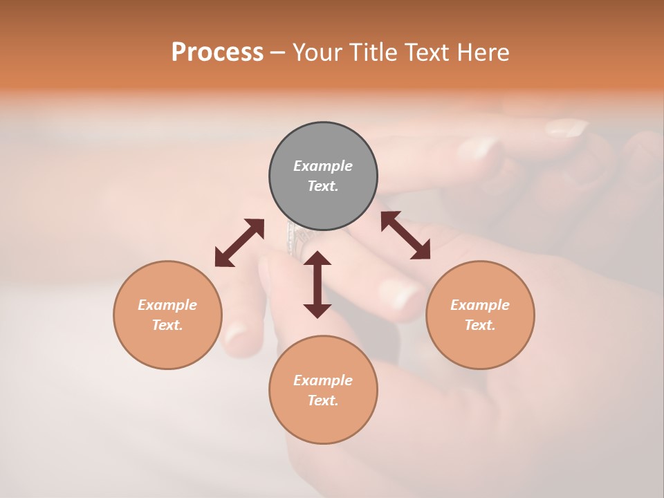 Woman Beginning Rings PowerPoint Template