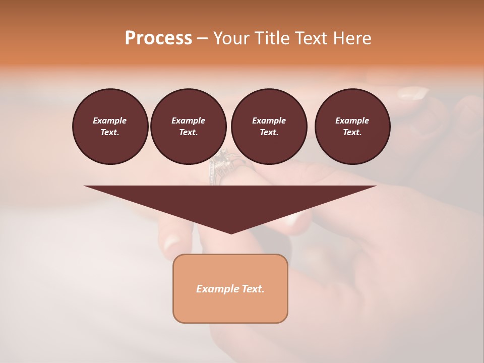 Woman Beginning Rings PowerPoint Template