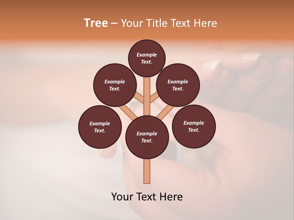 Woman Beginning Rings PowerPoint Template