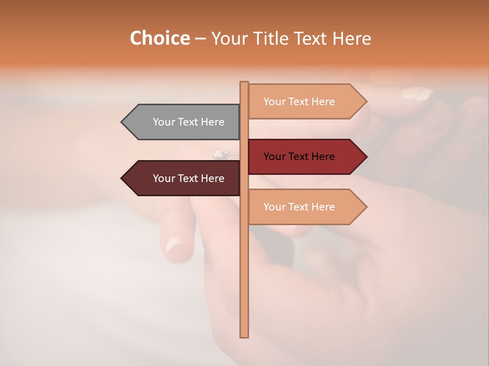 Woman Beginning Rings PowerPoint Template