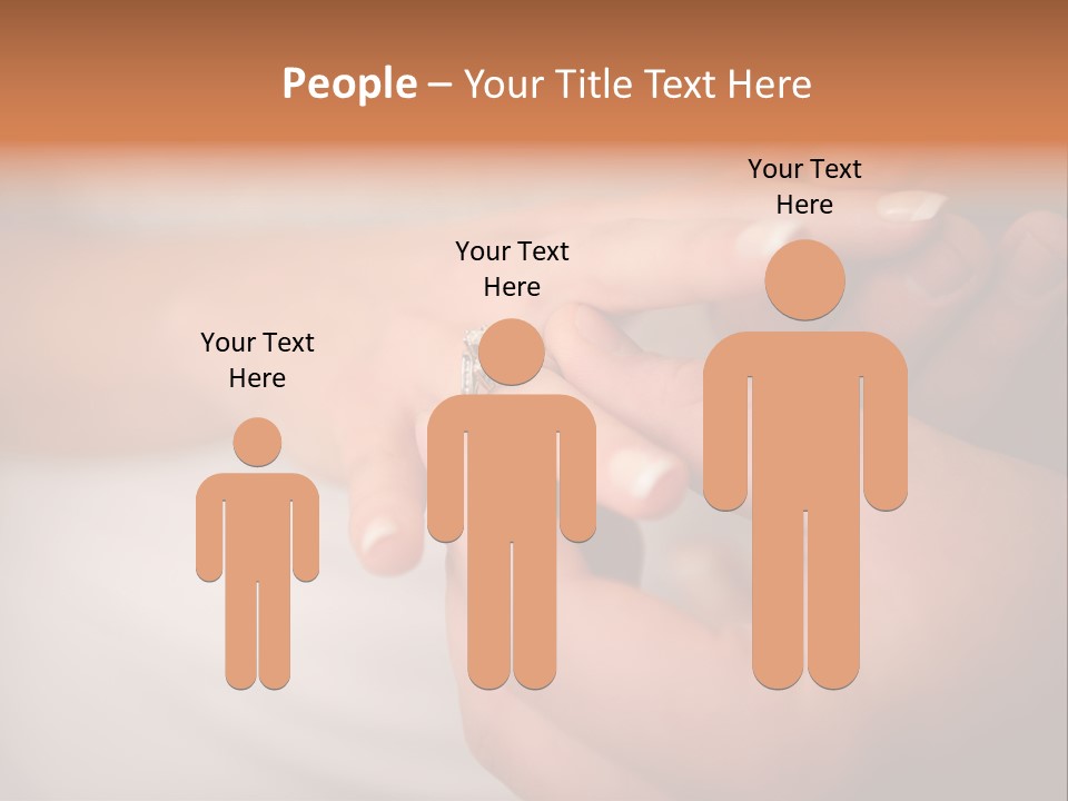 Woman Beginning Rings PowerPoint Template