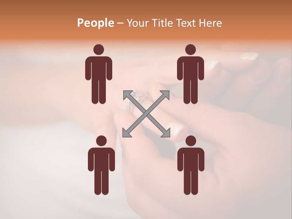 Woman Beginning Rings PowerPoint Template