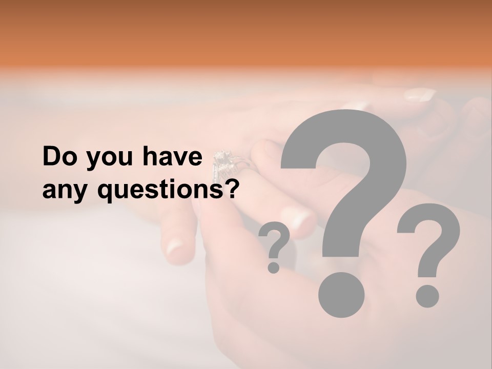 Woman Beginning Rings PowerPoint Template