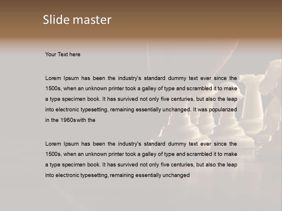 Single Hand Success PowerPoint Template