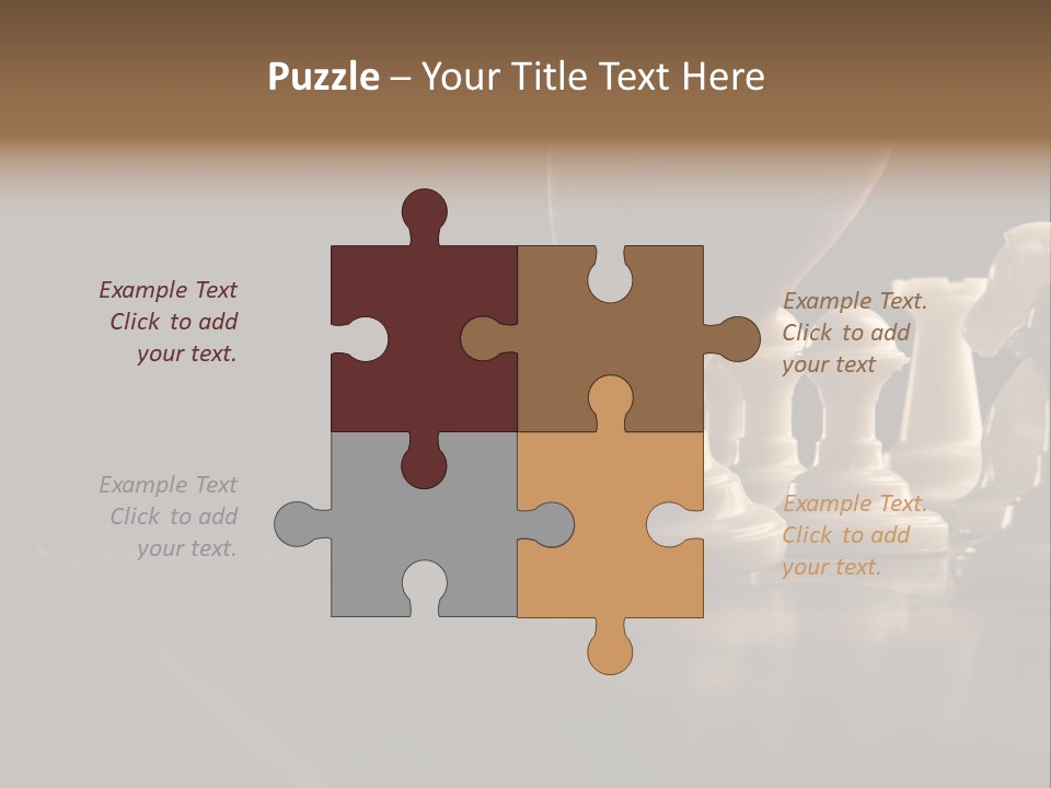 Single Hand Success PowerPoint Template