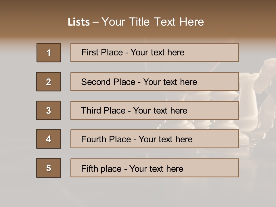 Single Hand Success PowerPoint Template