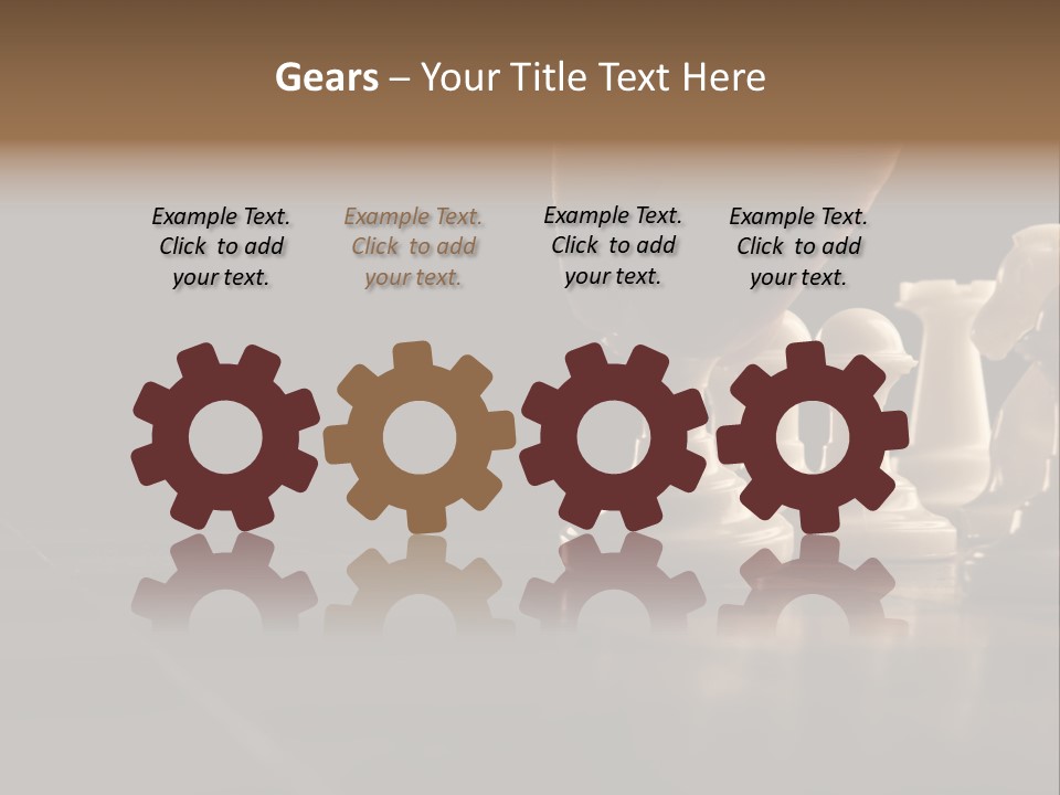 Single Hand Success PowerPoint Template