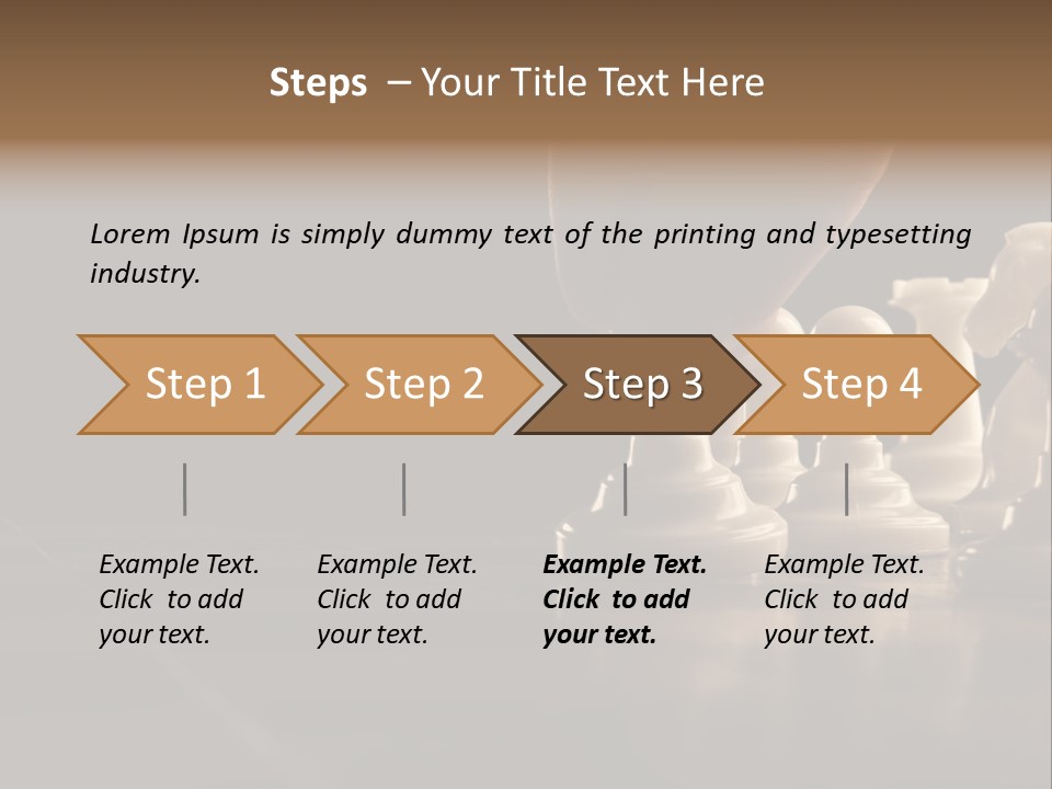 Single Hand Success PowerPoint Template