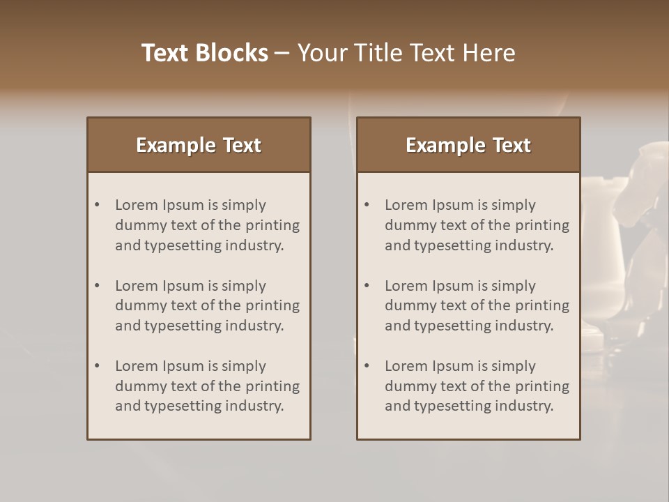Single Hand Success PowerPoint Template