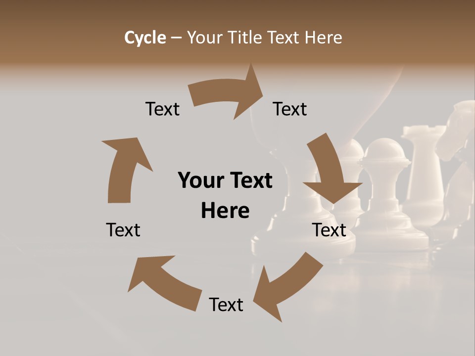Single Hand Success PowerPoint Template