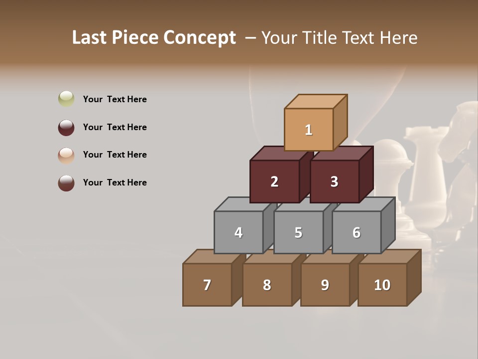 Single Hand Success PowerPoint Template