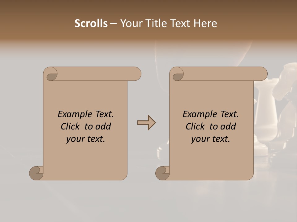 Single Hand Success PowerPoint Template