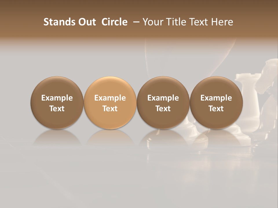Single Hand Success PowerPoint Template