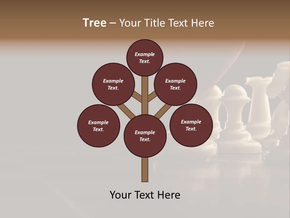 Single Hand Success PowerPoint Template