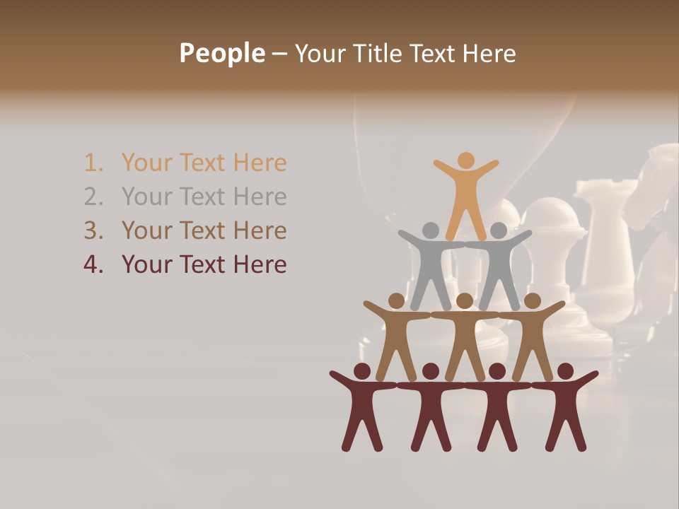 Single Hand Success PowerPoint Template