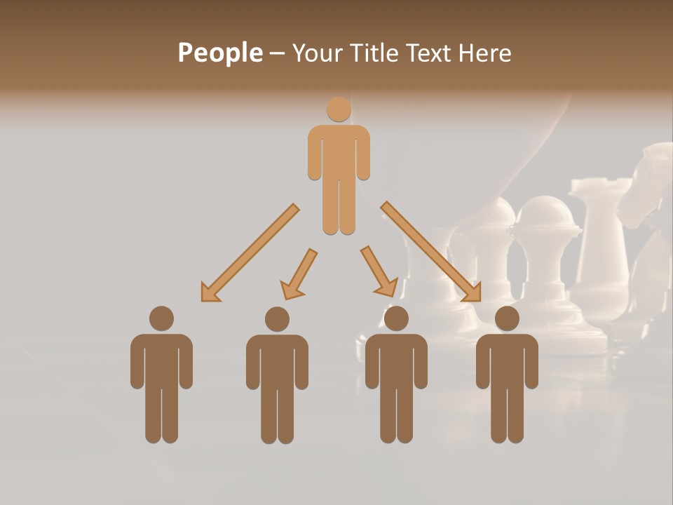 Single Hand Success PowerPoint Template